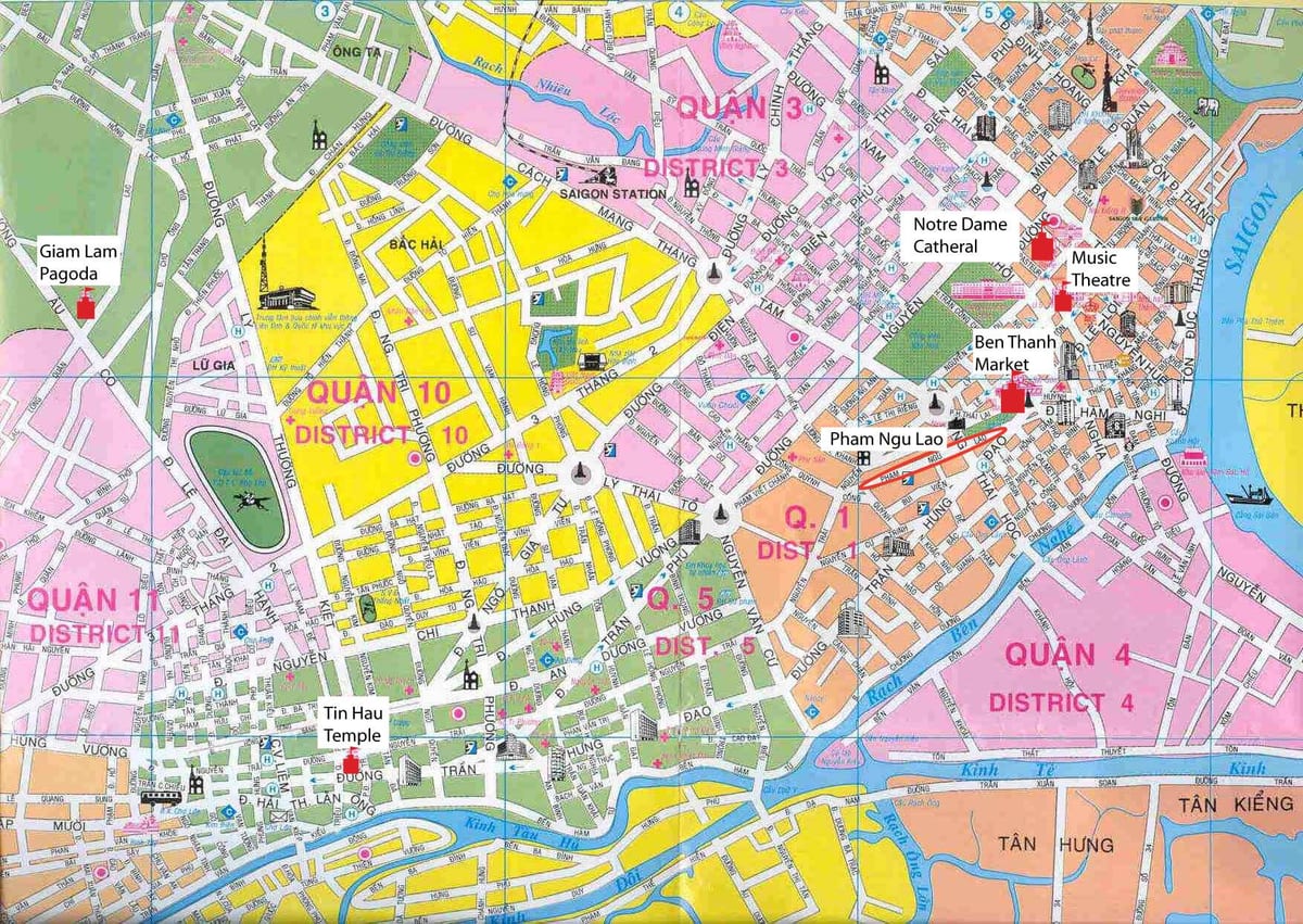 saigon okres mapě