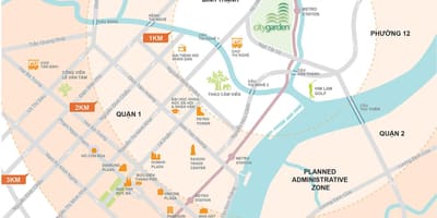 Mapa binh thanh district