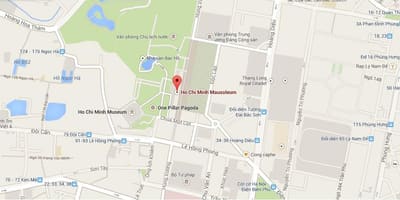 Mapa ho chi minh mausoleum 